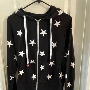 Star Zip-Up Hoodie